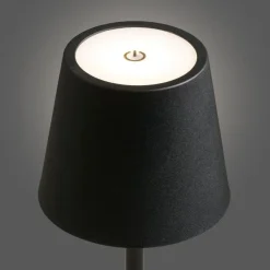 Merkloos Hioshop Senta bureaulamp oplaadbaar zwart