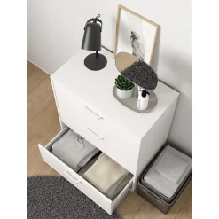Ladekasten|Ladekasten-Hioshop Sofia ladekast 3 lades wit