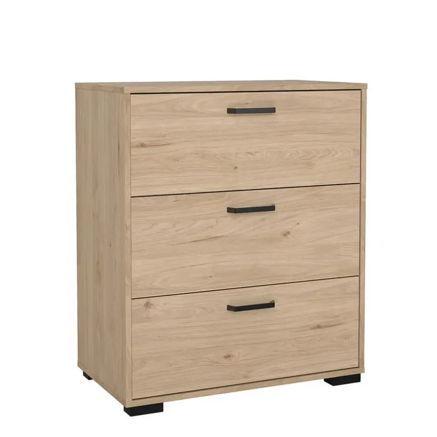 Hioshop Sofia ladekast 3 lades eikdecor