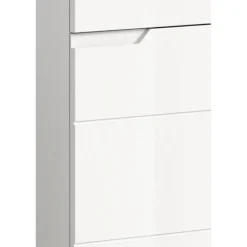 Merkloos Hioshop Solero badkamerkast 1 deur- 1 lade wit hoogglans- wit