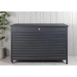 Kussenboxen-Hioshop Tiana opbergbox zwart
