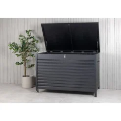 Kussenboxen-Hioshop Tiana opbergbox zwart