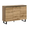 Merkloos Hioshop Tomasa dressoir 3 deuren eiken decor