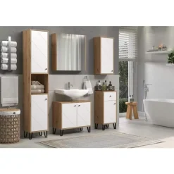Spiegelkasten-Hioshop Touch spiegelkast eik decor