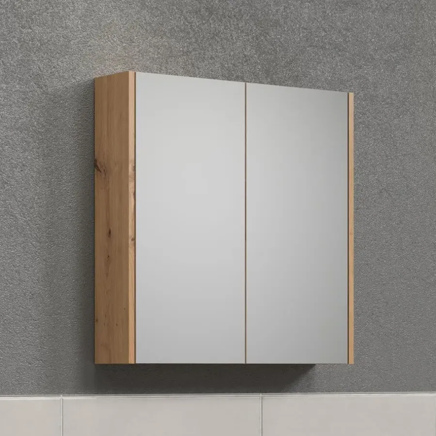 Spiegelkasten-Hioshop Touch spiegelkast eik decor