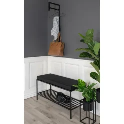 Kapstokken-Hioshop Trento kapstok zwart