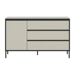 Merkloos Hioshop Tron dressoir 1 deur- 3 lades kasjmier decor