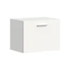 Hioshop Vaga schoenenkast wandgemonteerd 52x39cm 1 klepdeur wit