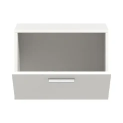 Hioshop Vaga schoenenkast wandgemonteerd 52x39cm 1 klepdeur wit