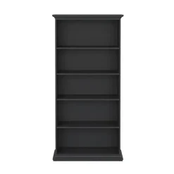 Wandkasten-Hioshop Venedig wandkast 5 vakken mat grijs