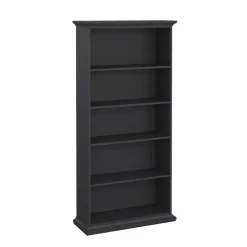 Wandkasten-Hioshop Venedig wandkast 5 vakken mat grijs