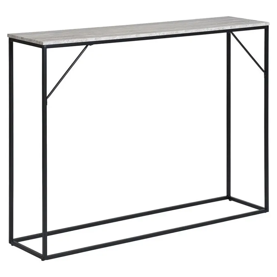 Sidetables-Hioshop Vita sidetable 1 plank travertin decor