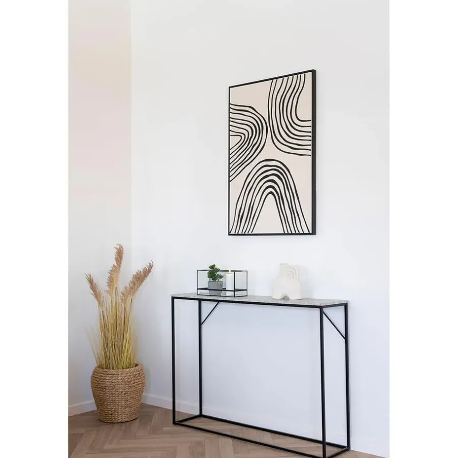 Sidetables-Hioshop Vita sidetable 1 plank travertin decor