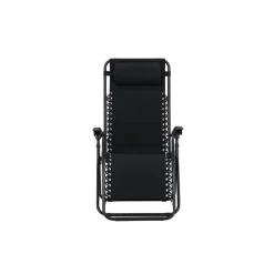 Kamperen En Outdoor-Hioshop Vulcano ligstoel zwart