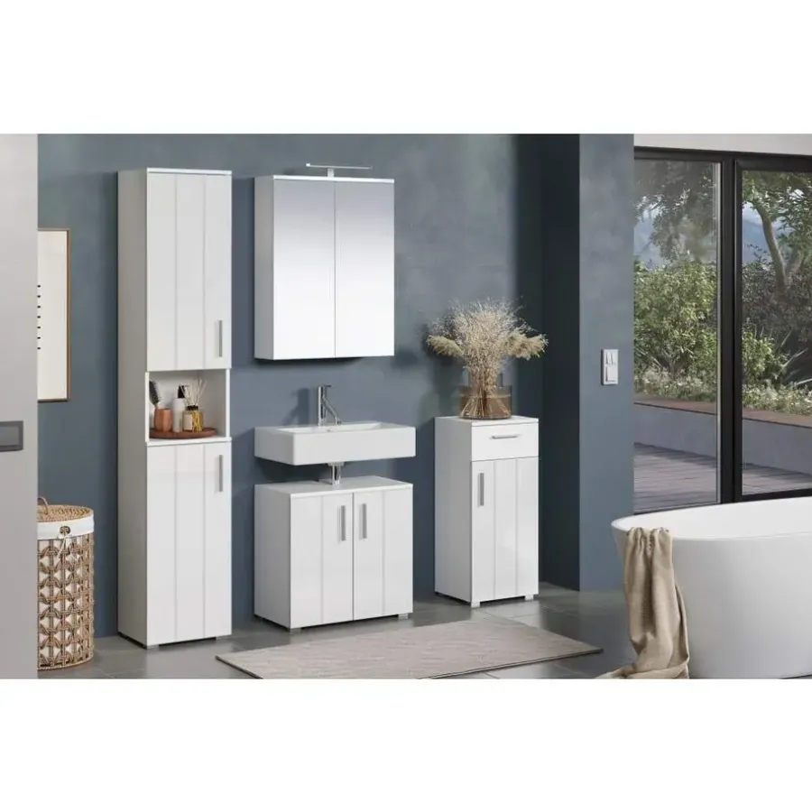 Spiegelkasten-Hioshop Wons spiegelkast wit