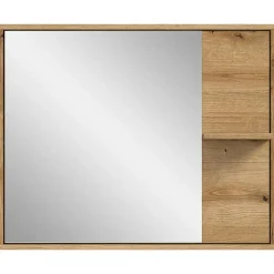 Spiegelkasten-Hioshop Zeno spiegel bad 1 plank eiken decor