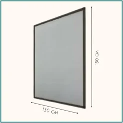 HIXA Raamhor 130x150 anti-insect 2 stuks