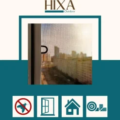 HIXA Raamhor 130x150 anti-insect 2 stuks