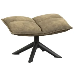 Leen Bakker Hocker Clayton - groen - 45x64x41,50 cm