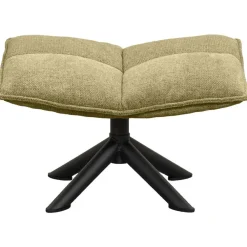 Leen Bakker Hocker Clayton - lime - 45x64x41,50 cm