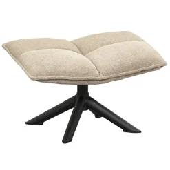 Leen Bakker Hocker Clayton - taupe - 45x64x41,50 cm
