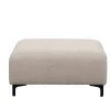 Hockers En Voetenbanken-Leen Bakker Hocker Elsa - stof Anthology - beige - 46x99x77 cm