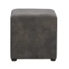 Hockers En Voetenbanken-Leen Bakker Hocker Nando - antraciet - 45x45x45 cm