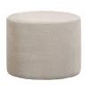 Leen Bakker Hocker Rondo - zand - 42,8x56x56 cm
