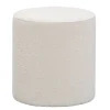 Leen Bakker Hocker Wenen - crème - 40xØ37 cm