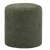 Leen Bakker Hocker Wenen - groen - 40xØ37 cm