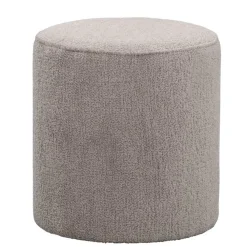 Leen Bakker Hocker Wenen - taupe - 40xØ37 cm