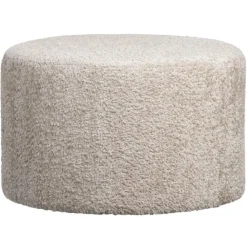 Leen Bakker Hocker Wenen - zand - 35xØ56 cm