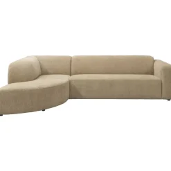 Hoekbanken-Leen Bakker Hoekbank Astoria links - Venro - beige