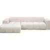 Hoekbanken-Leen Bakker Hoekbank Beau links - Raven - beige