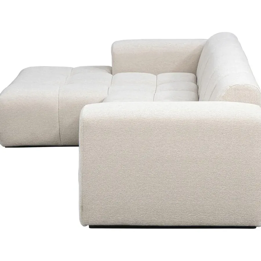 Hoekbanken-Leen Bakker Hoekbank Beau links - Raven - beige