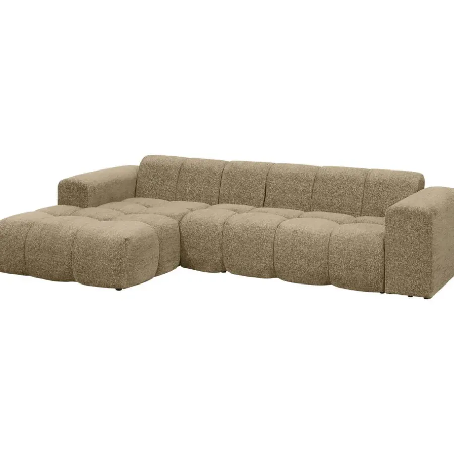 Leen Bakker Hoekbank Beau links - Raven - taupe