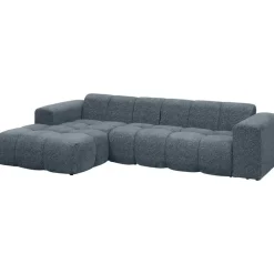 Hoekbanken-Leen Bakker Hoekbank Beau links - Raven - donkerblauw