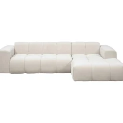 Hoekbanken-Leen Bakker Hoekbank Beau rechts - Raven - beige