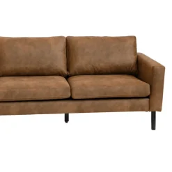 Hoekbanken-Leen Bakker Hoekbank Collin links - cognac