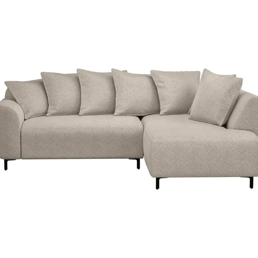 Hoekbanken-Leen Bakker Hoekbank Elsa rechts - stof Anthology - beige