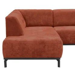 Leen Bakker Hoekbank Lola links - terracotta