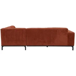 Hoekbanken-Leen Bakker Hoekbank Lola rechts - terracotta