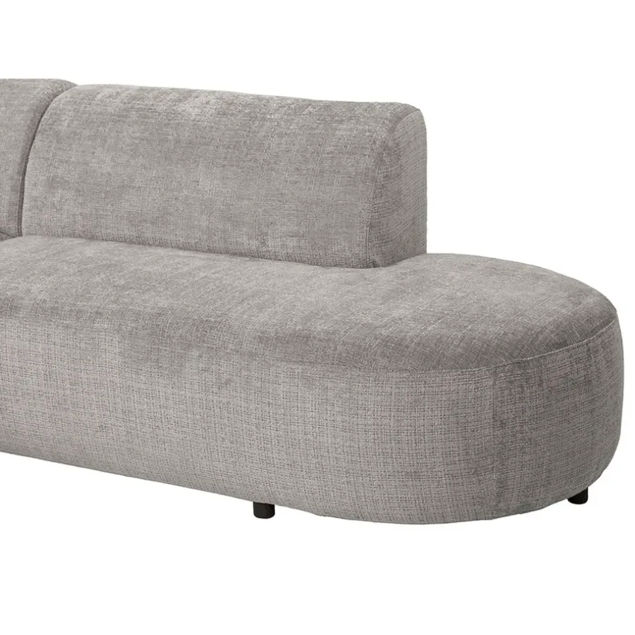 Leen Bakker Hoekbank Luna links - stof Cremona - beige