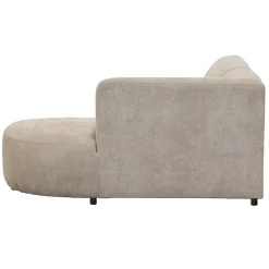 Hoekbanken-Leen Bakker Hoekbank Luna rechts - stof Rebel - beige