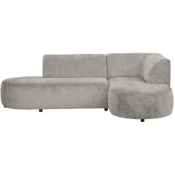 Leen Bakker Hoekbank Luna rechts - stof Cremona - beige