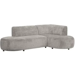 Leen Bakker Hoekbank Luna rechts - stof Cremona - beige