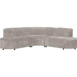 Leen Bakker Hoekbank Luna rond - stof Cremona - beige