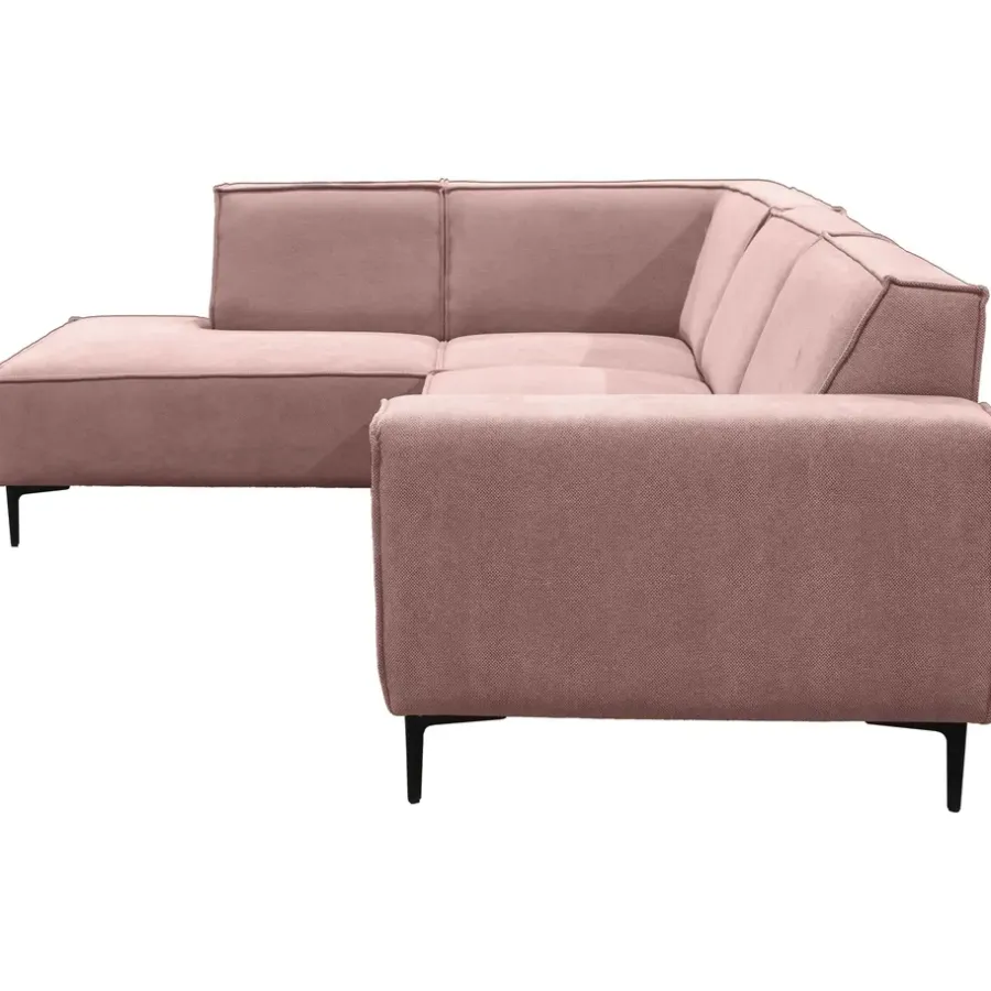 Hoekbanken-Leen Bakker Hoekbank Romy links - roze