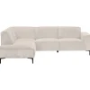 Leen Bakker Hoekbank Romy links - stof Egon - beige