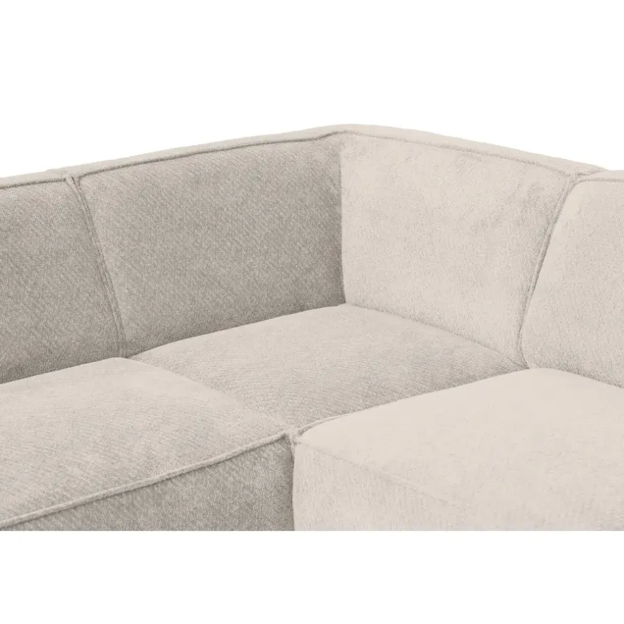 Leen Bakker Hoekbank Romy links - stof Egon - beige